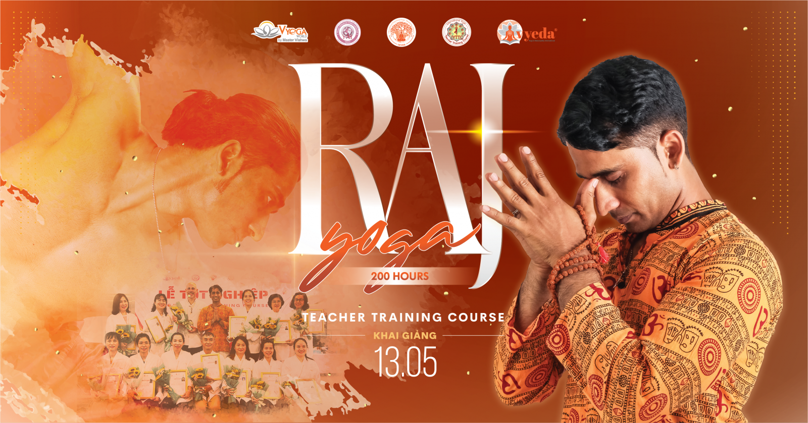 Tuyển Sinh Khóa Đào Tạo HLV Raj Yoga quốc Tế 200 giờ 2023